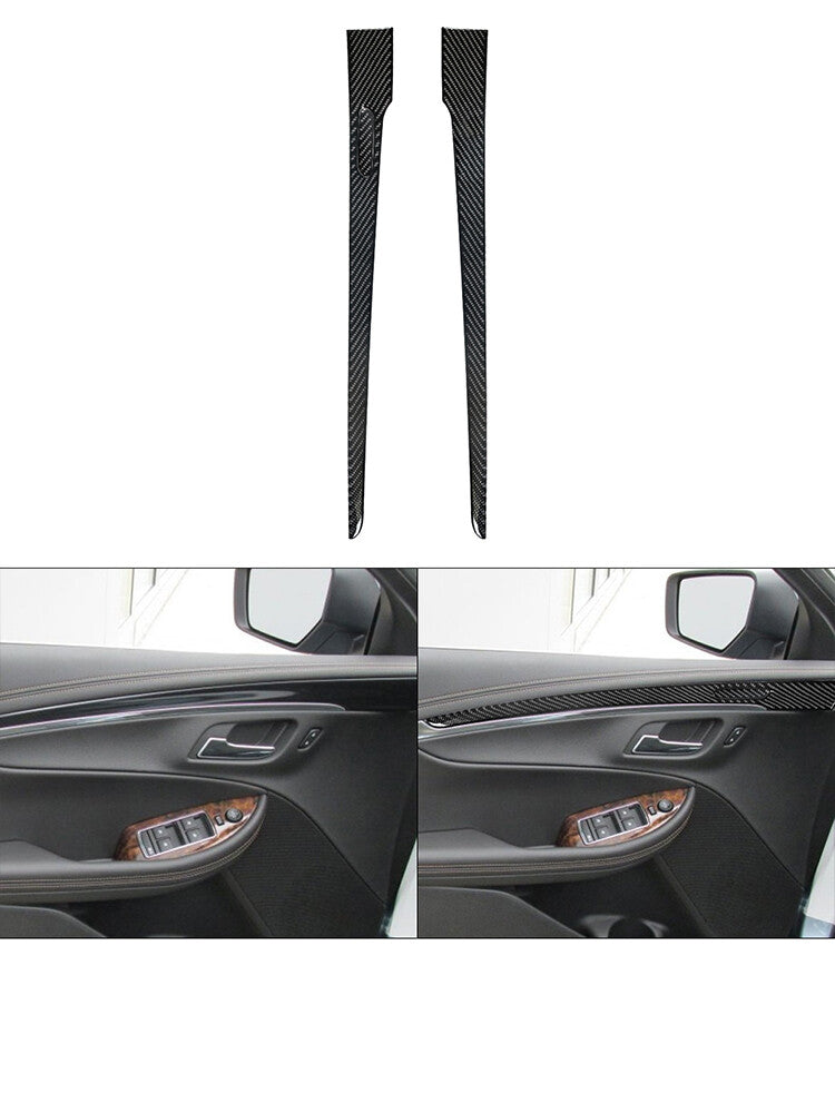 for Cayenne 2019 - 2023 Carbon Fiber Center Console Dashboard Strip Trim- v