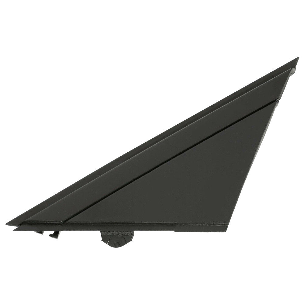 Left-Driver Front Rearview Mirror Triangle Molding Fits 2012-2019 for FIAT 500 Black
