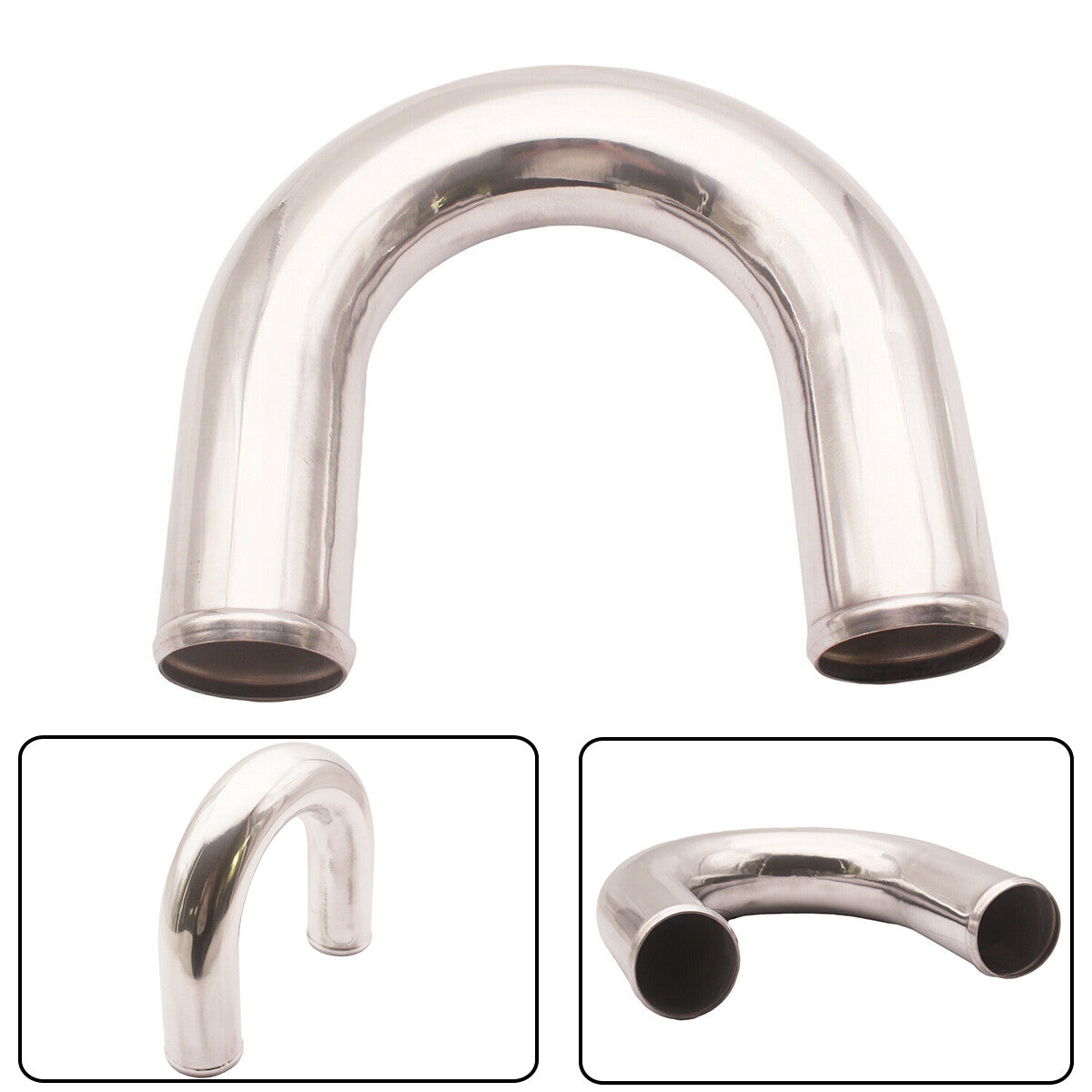 180 Degree U Bend OD:2.5 INCH 63MM Billet Turbo Intercooler Pipe Tube Tubing 1Ps n