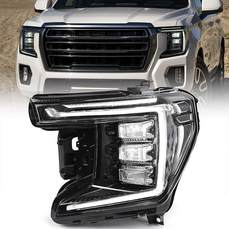 Suitable for 2021-2023 for GMC for Yukon XL SLE | SLT Full LED Headlights (Left Light)