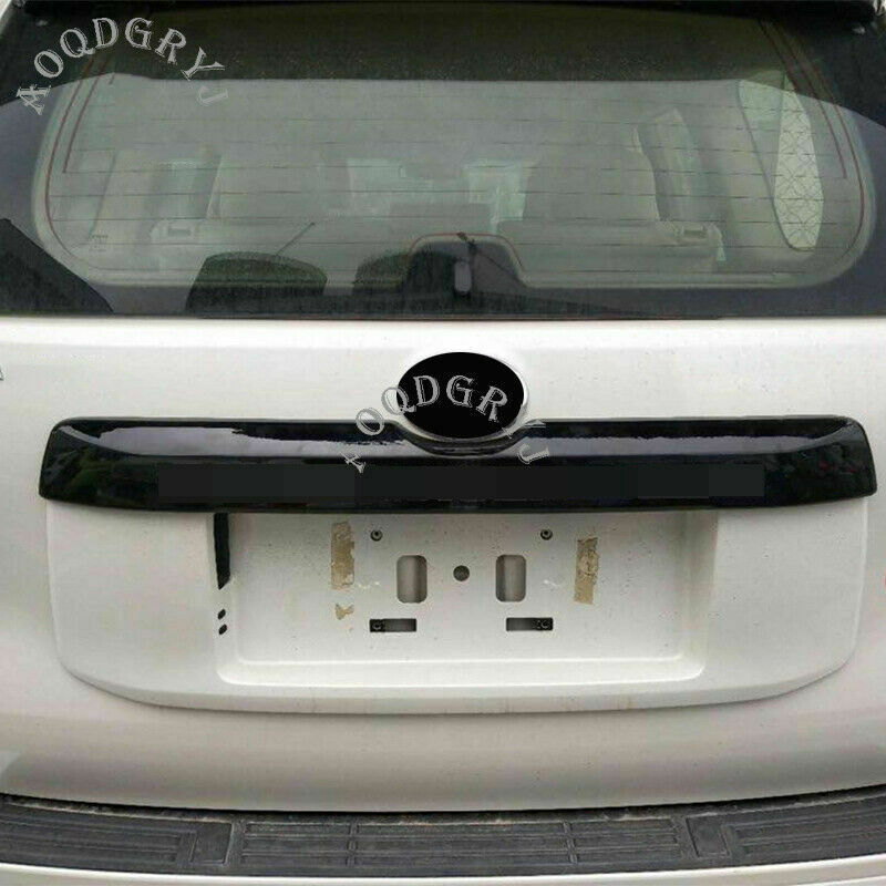 for Toyota Prado 150 2018-2021 Piano black Rear Door Trunk Lid Cover Decor Trim