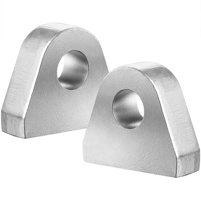 2pcs Weld on Shackle/Clevis Mounts 1 Thickness Steel for Offroad Trucks Bumper