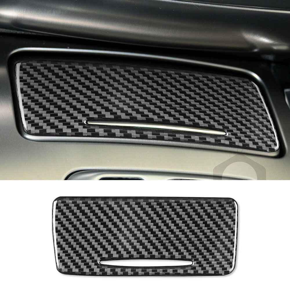 Carbon Fiber Inner Cigarette Lighter Panel Cover Trim for Infiniti G37 2007-2009