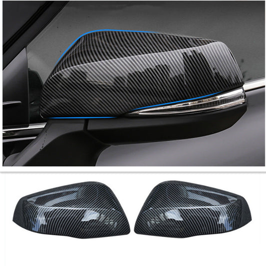 for Toyota for Corolla Cross 2022-2024 Carbon Fiber Door Rearview Mirror Cover Trim