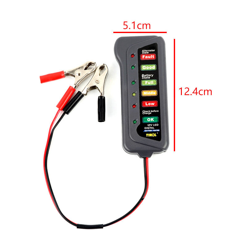 12-volt Trickle battery charger maintainer for cars, RVs, motorcycles, and lawnmowers - convenient parts