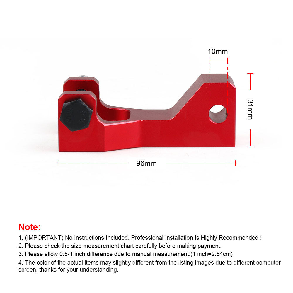 Adjustable ATV Front and Rear Lowering Kit for Yamaha YFM350 660R 700 Red