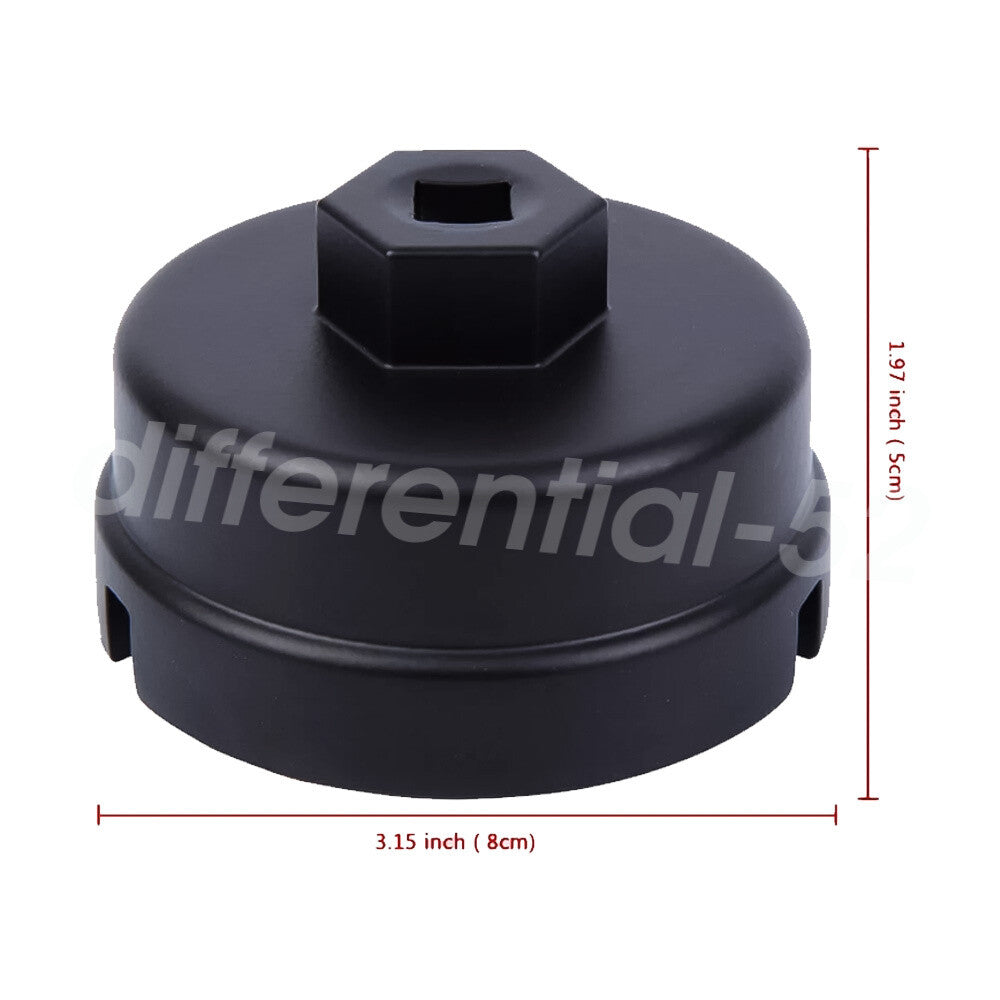 for Toyota for Lexus 64MM 14 Flutes Oil Filter Cap Wrench Cup Socket Remover Tool US
