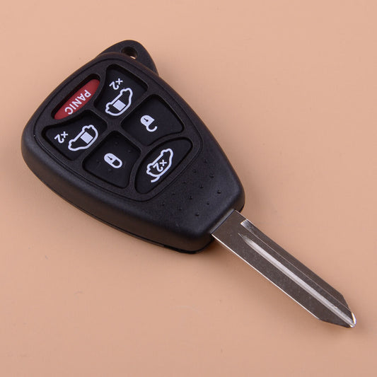Fit for CHRYSLER for DODGE Remote Key Case Fob 5+1 Button Replacement Key Shell Q
