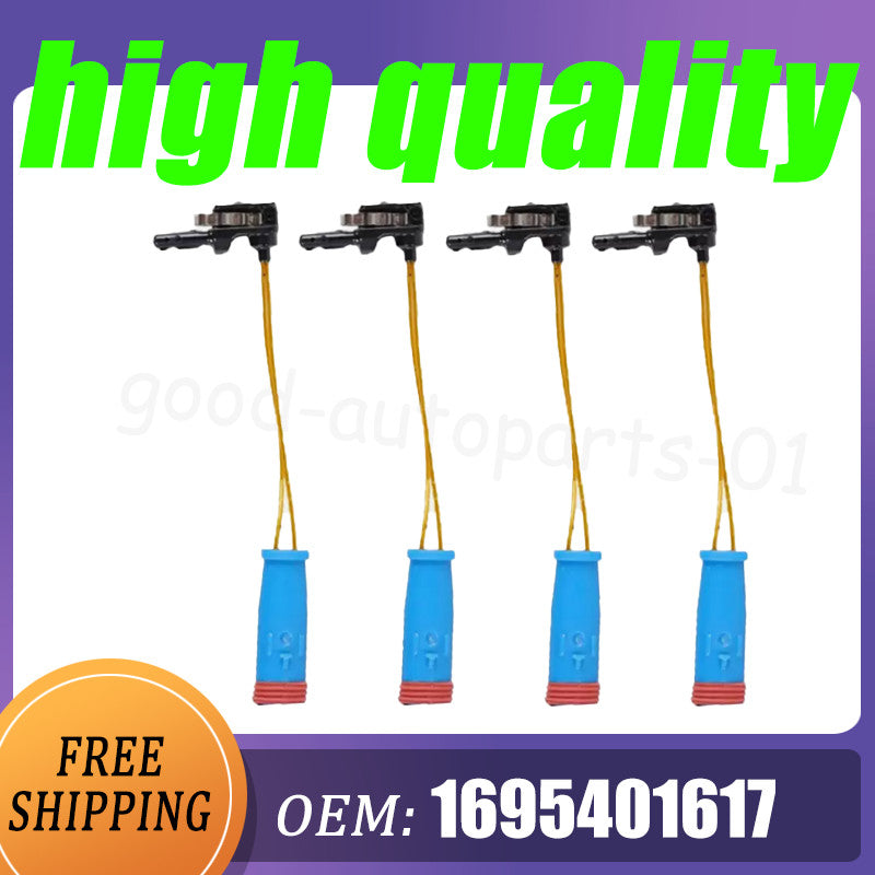 4-pack A1695401617 front brake pad wear sensors suitable for Mercedes-Benz C300, C400, CLA250