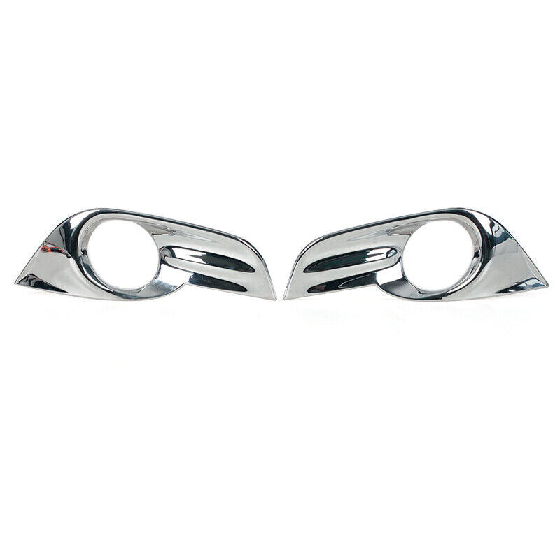 2PCS Chrome Front Fog Light Lamp Trim Cover Decor for Nissan Altima 2013-2015