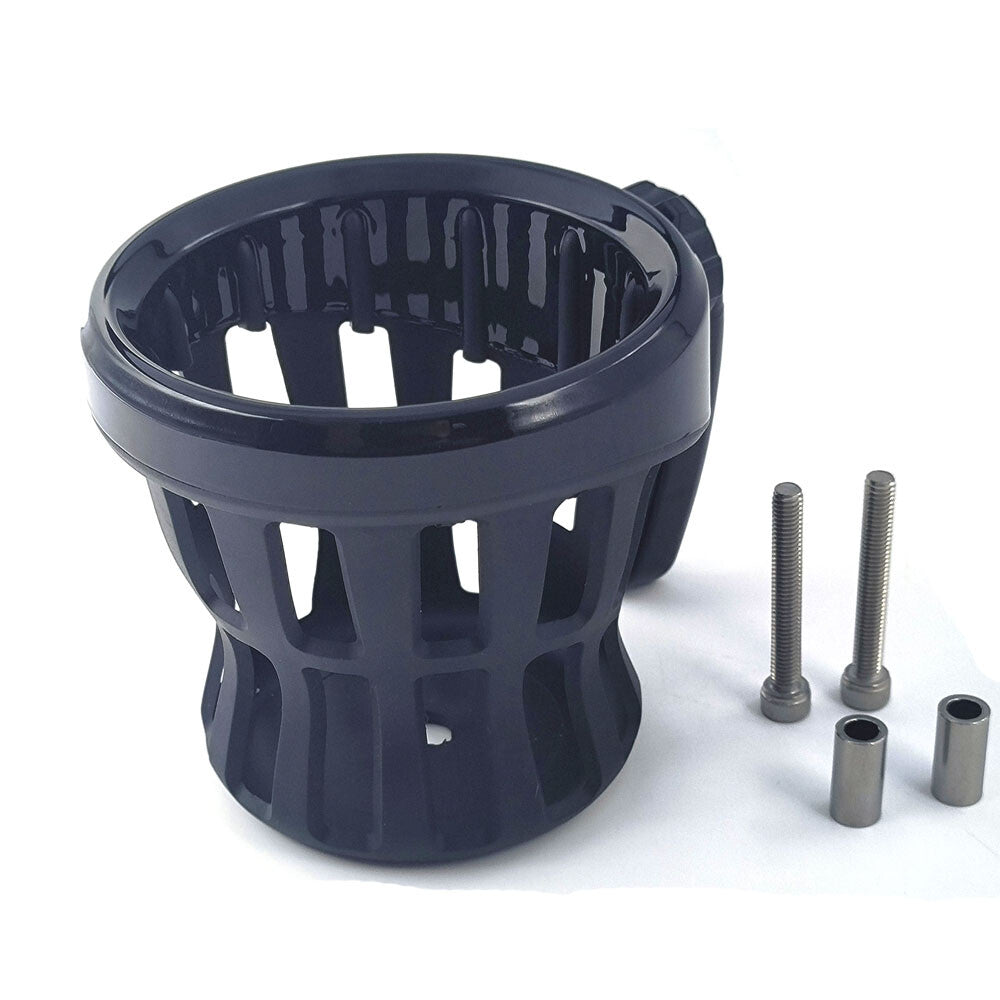 Handlebar cup holder with beverage net and basket mounting for Honda Goldwing GL1800 18-up n