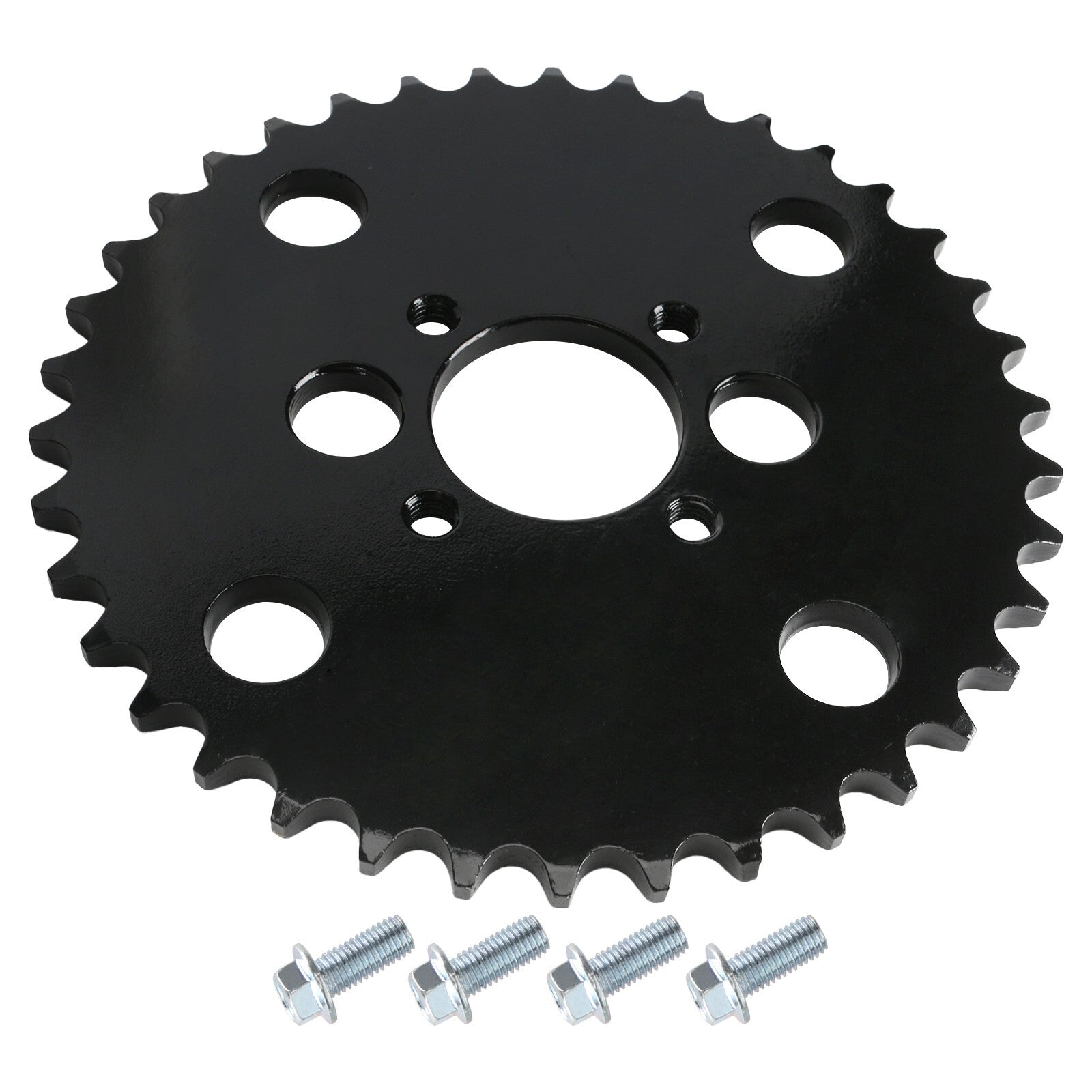 46T 520 Chain Rear Axle Sprocket + Bolt for Pit Bikes, ATVs, 4-Wheeler
