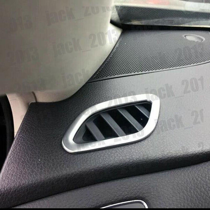 Matte Car Front Air Vent Outlet Cover Trim 2pcs for Nissan Teana Altima 2013-17
