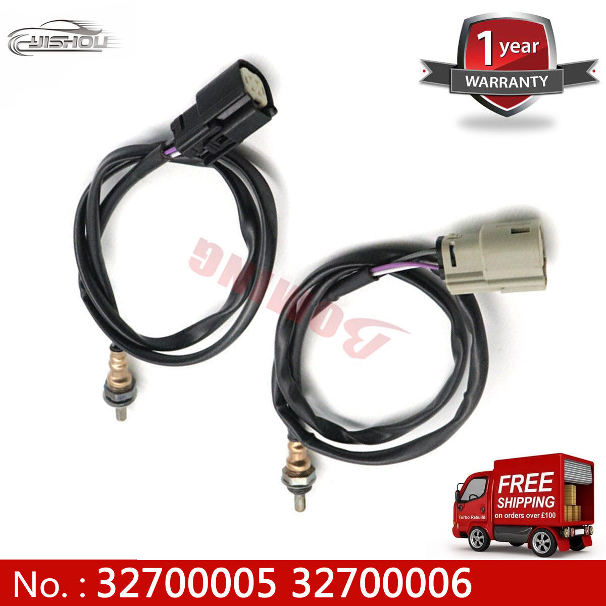 2-pack front and rear oxygen sensors 32700005 32700006 for Harley Davidson Dyna Fat Bob