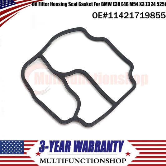 New Oil Filter Housing Seal Gasket for BMW E39 E46 E60 M54 X3 X5 Z3 Z4 525i 530i Q