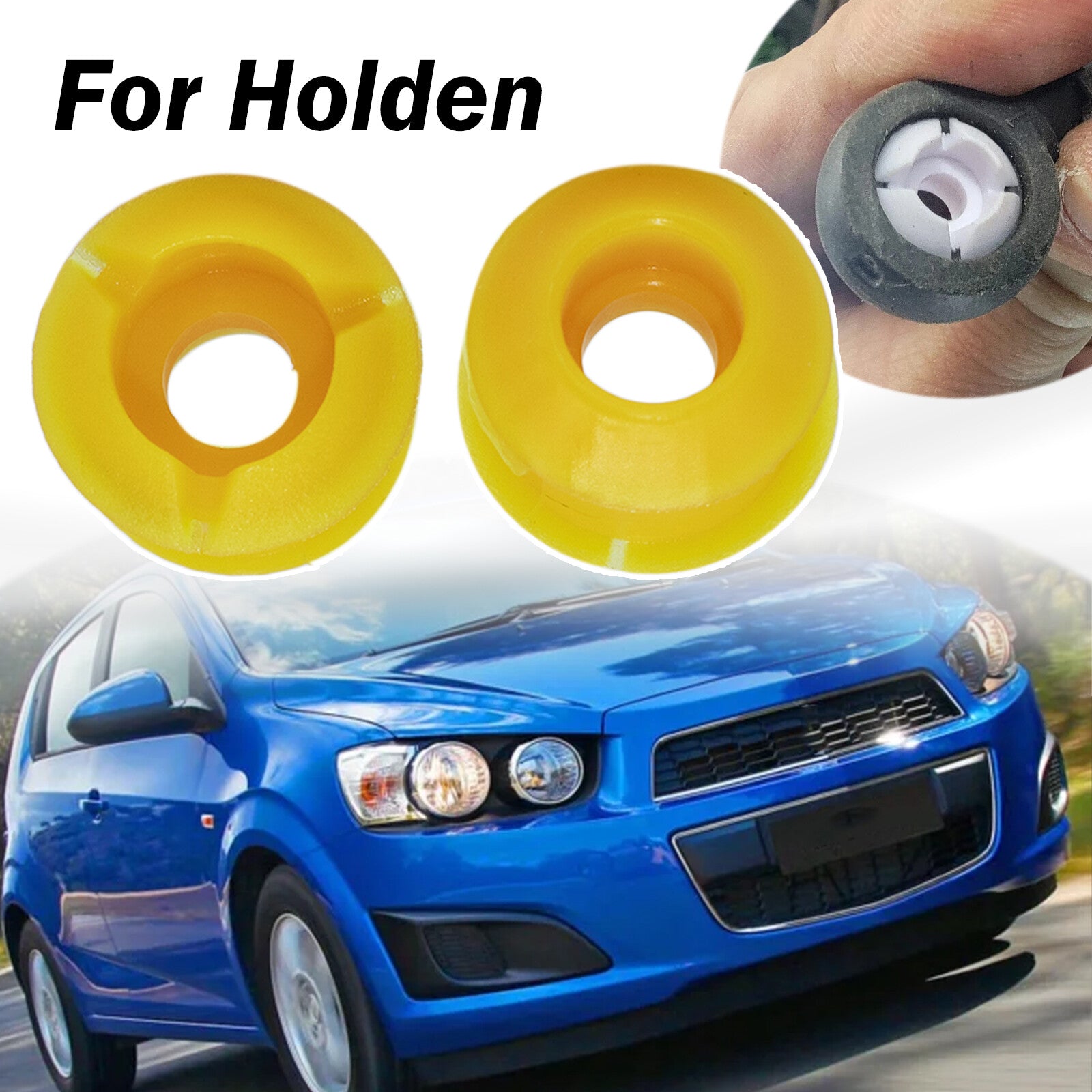 2X for Holden Barina 2010 Automatic Transmission Shift Cable Bushing Kit Grommet