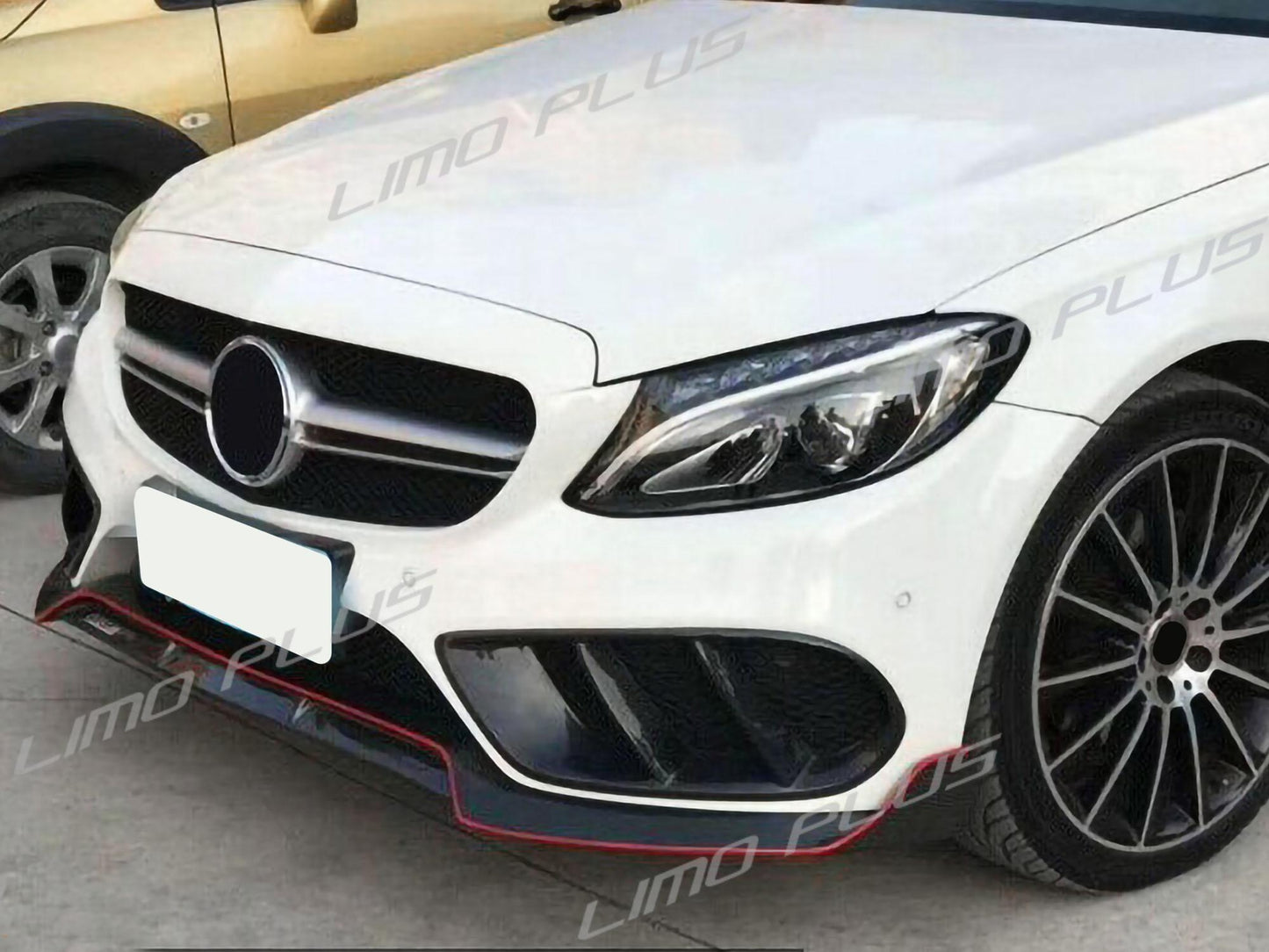 Front bumper duct vent cover trim for Mercedes W205 C205 AMG 2015-2018 Q