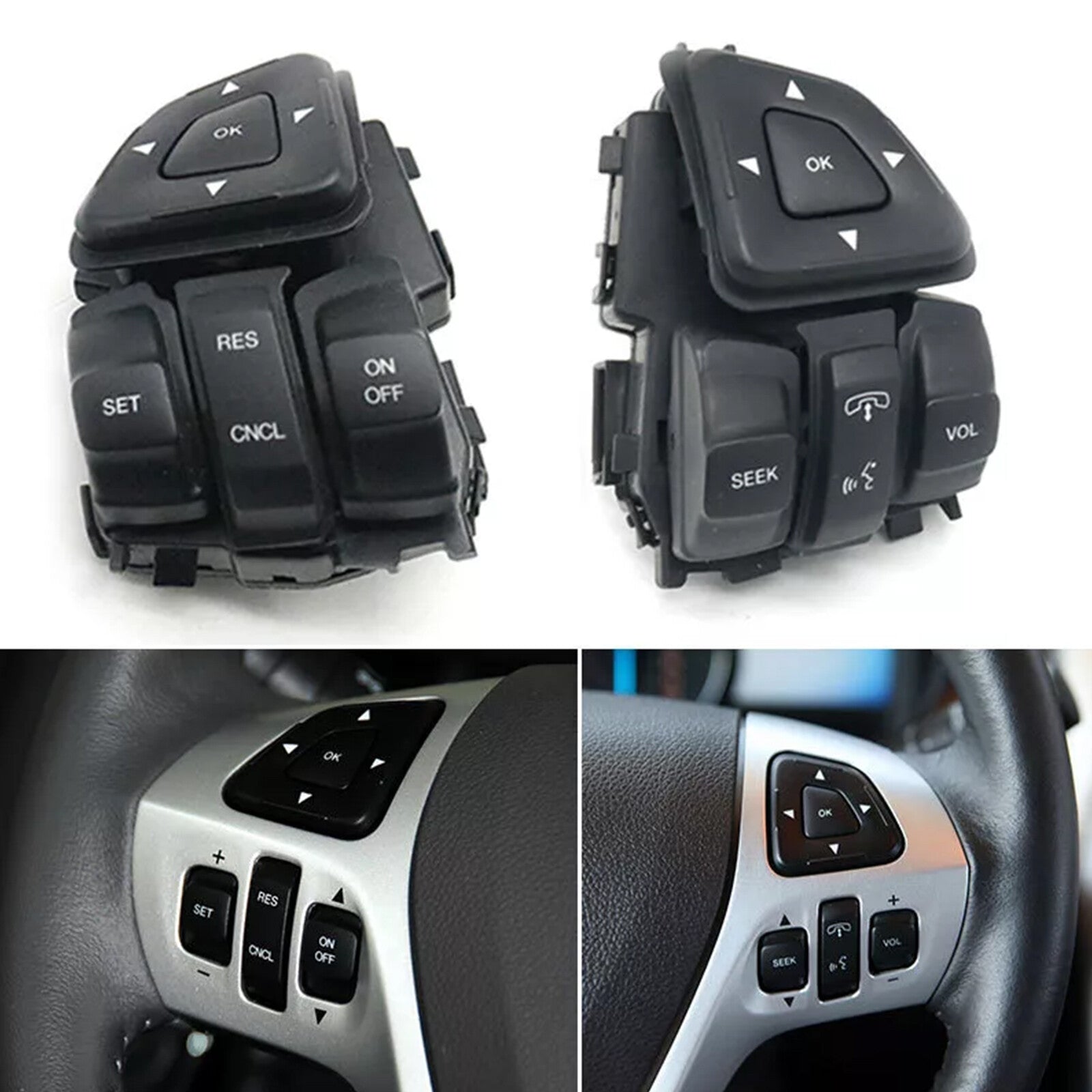 Steering wheel control switch multifunction button  for ford  Edge Explorer 12-18 Q