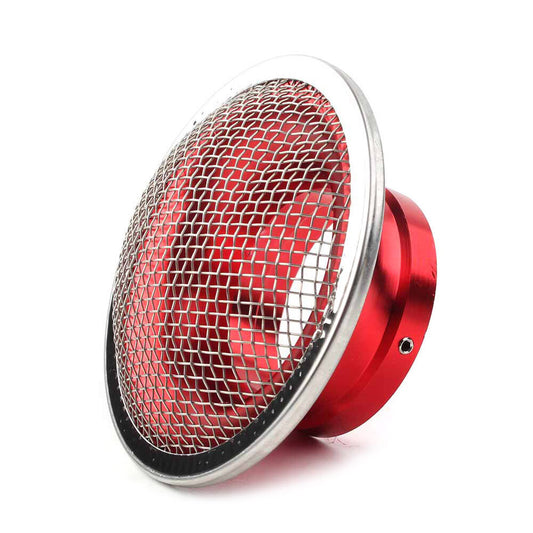 55mm Velocity Stack Air Filter Wind Horn Cup With Net For 32/34mm Carburetor Q