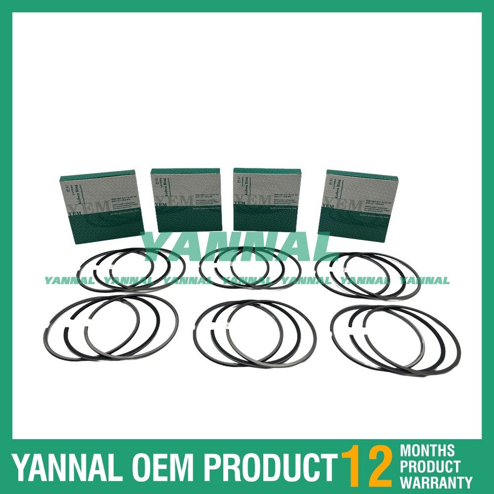 6 new 1006-60 Piston Ring Kit STD for Perkins Diesel Engines
