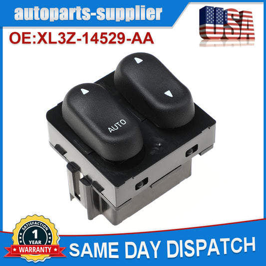 Power window switch front LH left drive for Ford F150 F250 trucks 1999-2002