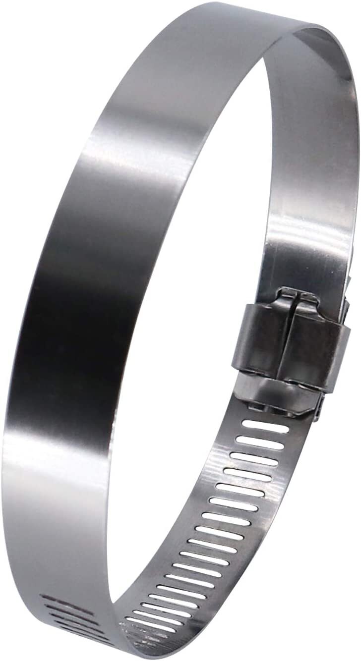 Hose clamp, adjustable hose clamp, worm gear, 2-inch hose clamp, fuel line clamp, 2-inch