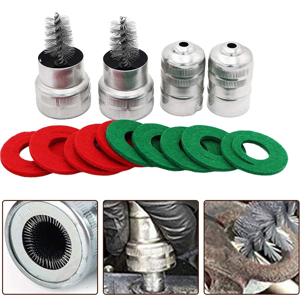 Battery Terminal Post Cable Cleaning Brush Cleaner with Anti Corrosion Washers v