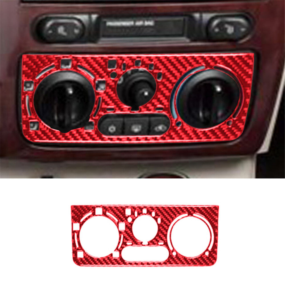 Carbon Fiber Rear Watercup Panel Holder Cover Trim for Chrysler 300 2005-07 v