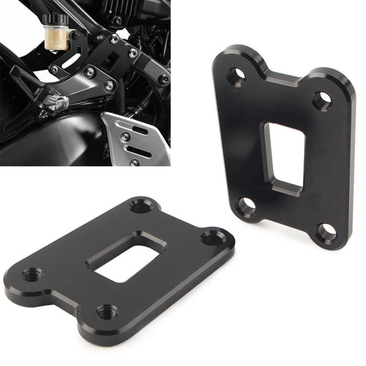Rear Pedal Lowering Kit EVO Passenger Footrests Supports Kit Fit For MT09 FZ09