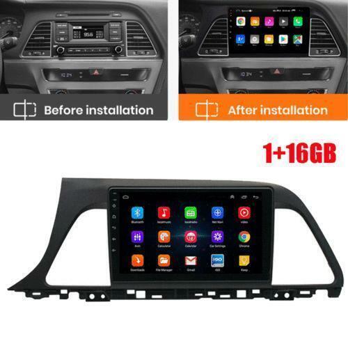 Android 10.1 Car Radio Stereo Player GPS Wifi 1+16GB 9 For 15-17 for Hyundai Sonata