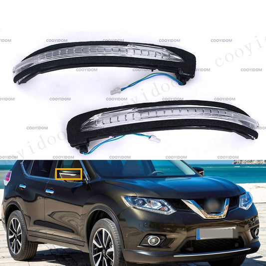 Pair Rear Mirror Indicator LED Front For X-Trail T32 Qashqai J11 v
