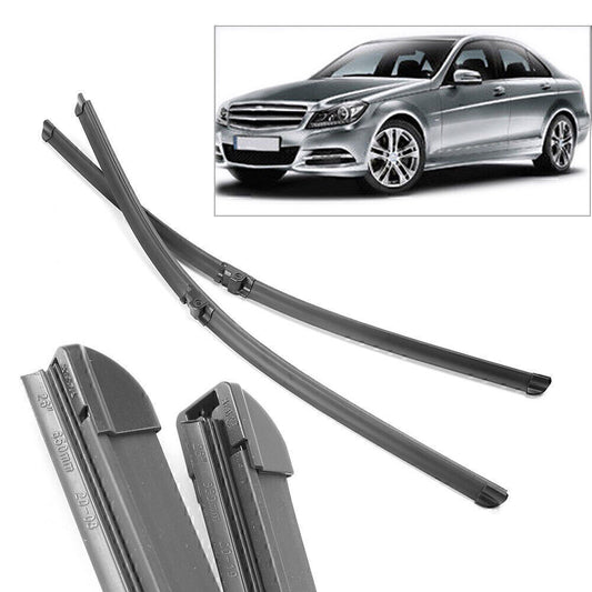 24+24 Front Windshield Wiper Blade Fit for Mercedes-Benz C class W204 2009-2012 11