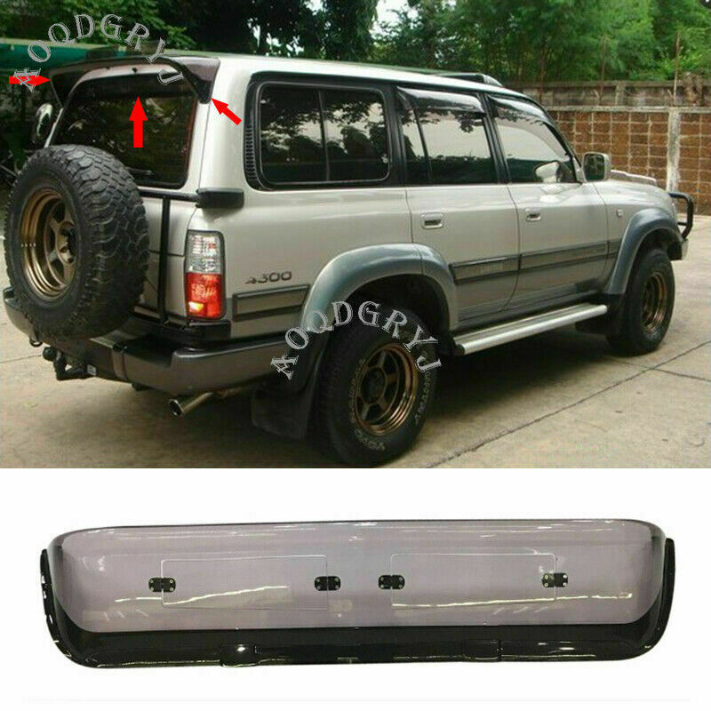 Rear Spoiler Rain Visor Window Shield for Toyota for Land Cruiser LC/FJ80 1991-1997