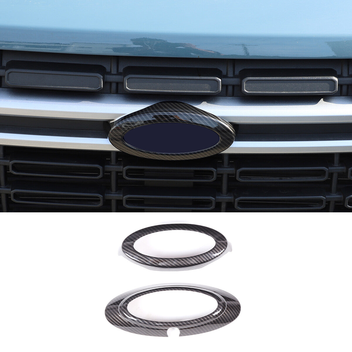 Chrome exterior side tailgate handle cover decoration for Maverick 2022-2023- v