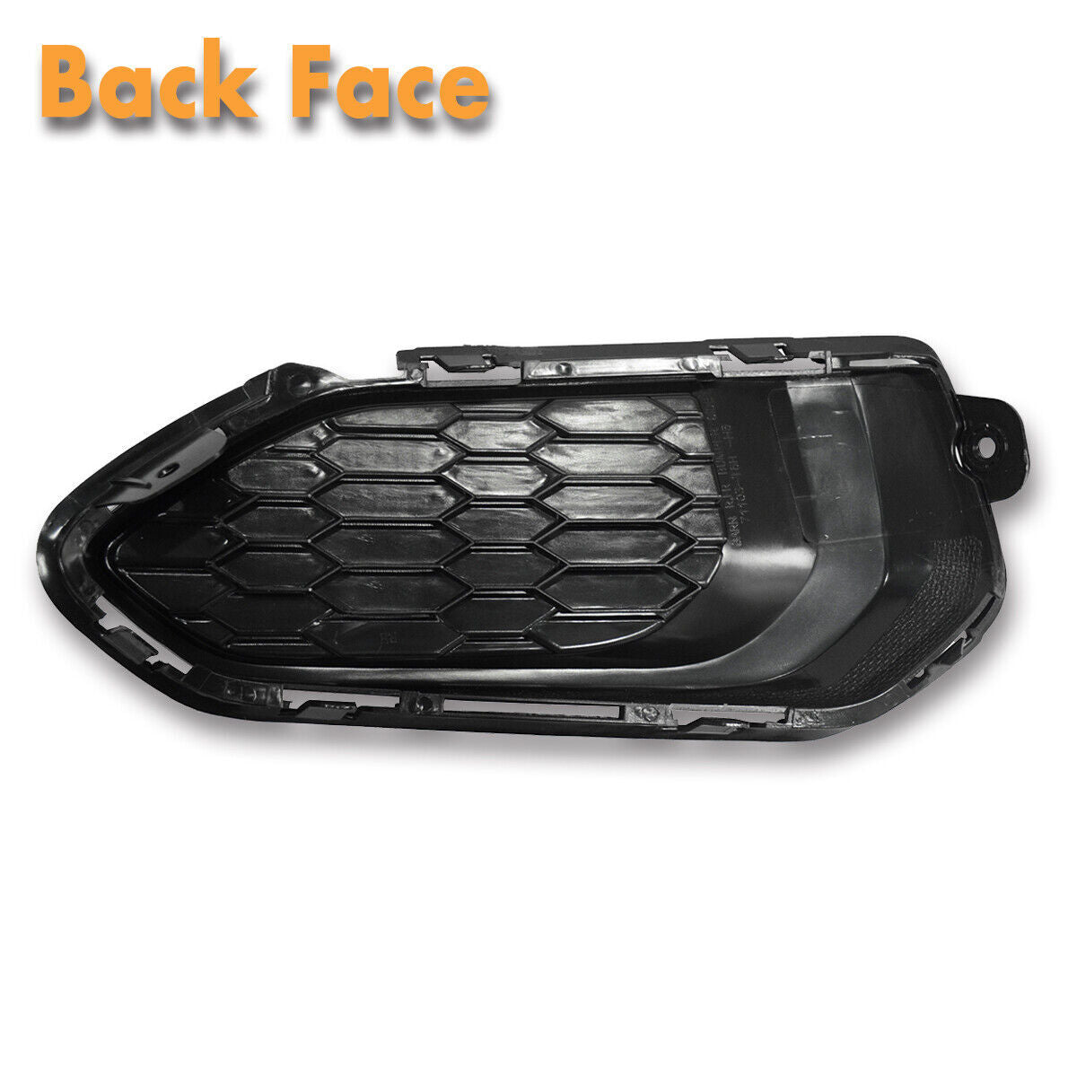 Fog Light Lamp Black Cover Bezel Grille Passenger Side Right for Honda Fit 2018