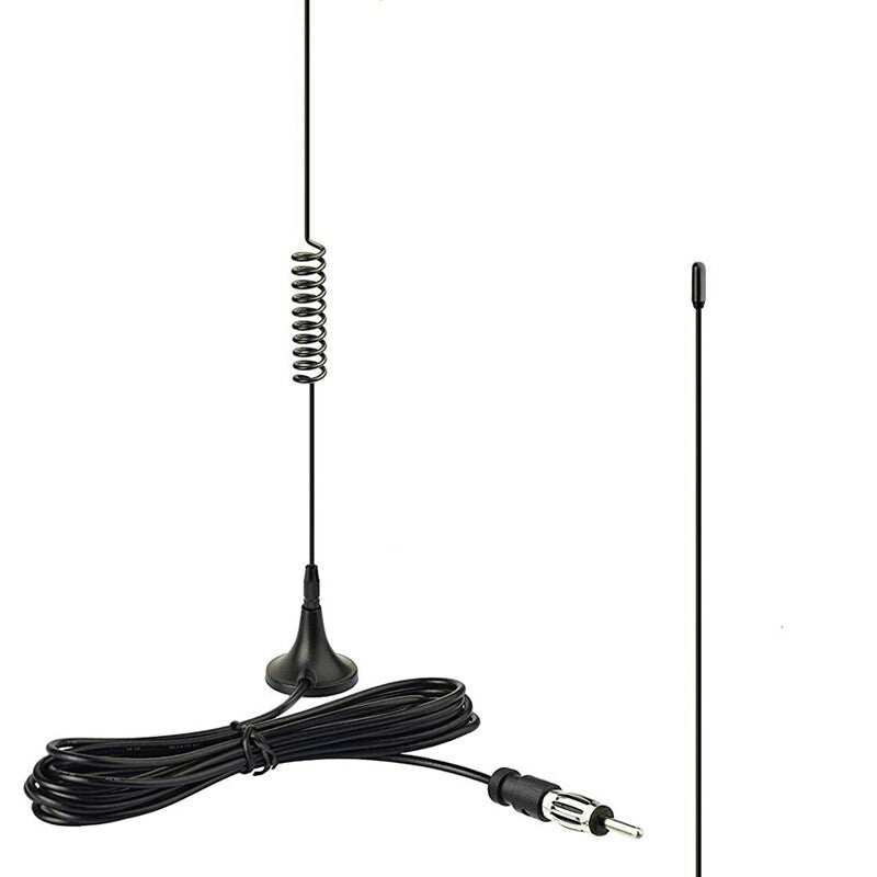 FM AM Radio Antenna Aerial Magnetic Mounting Base Universal For Vehicle Car Q