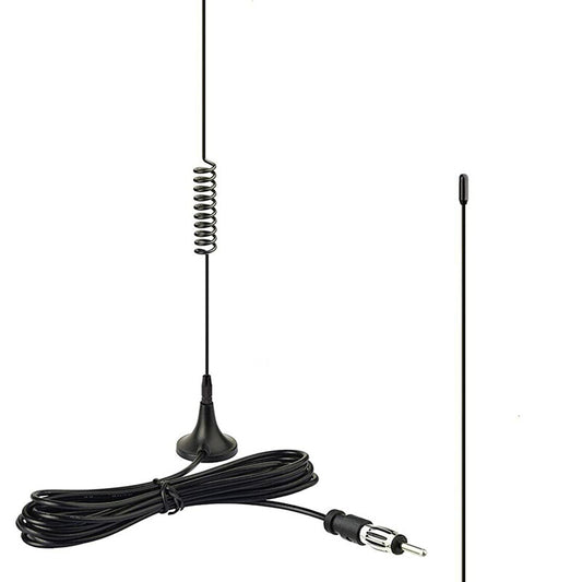 FM AM Radio Antenna Aerial Magnetic Mounting Base Universal For Vehicle Car Q