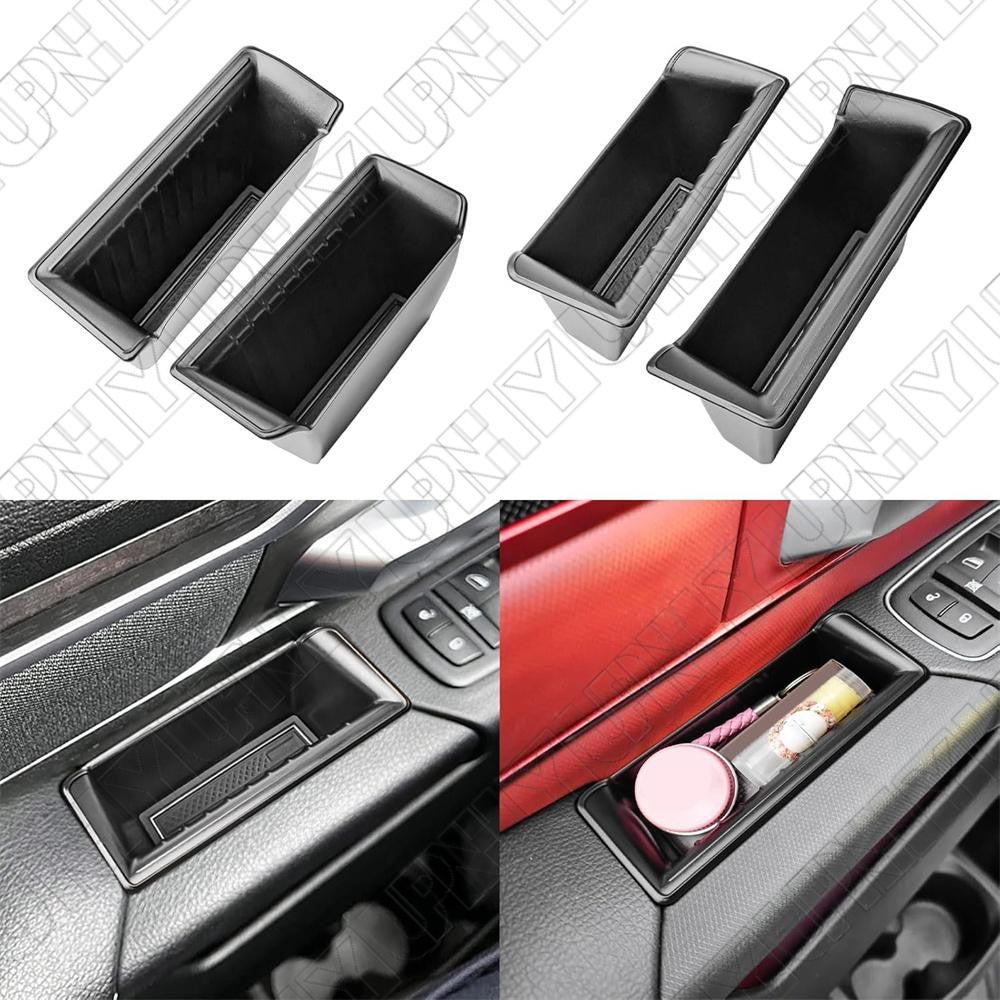 Fit for Dodge for RAM 1500 Side Door Handle Armrest Storage Organizer Accessories Q