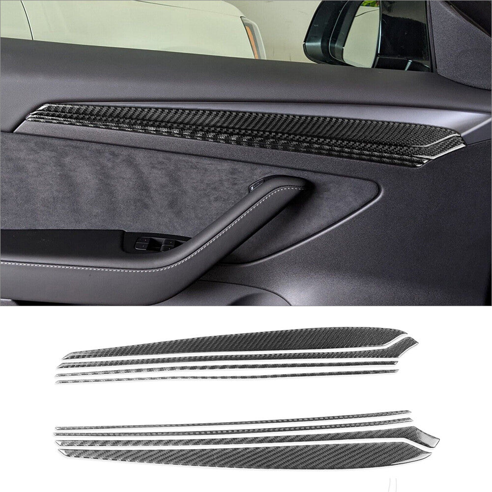 Red Carbon Fiber Window Switch Button Cover Trim for Volvo V60 2010-2017 Type B v