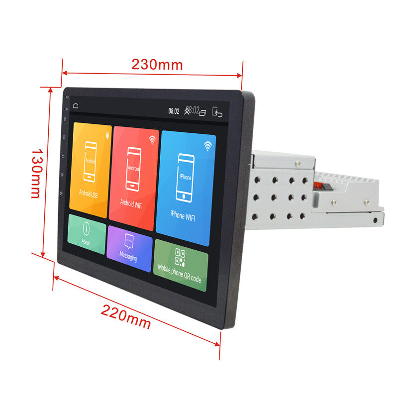 9 Single DIN Android 8.1 Car Stereo GPS Video WiFi MP5 Player with Adjustable Height n