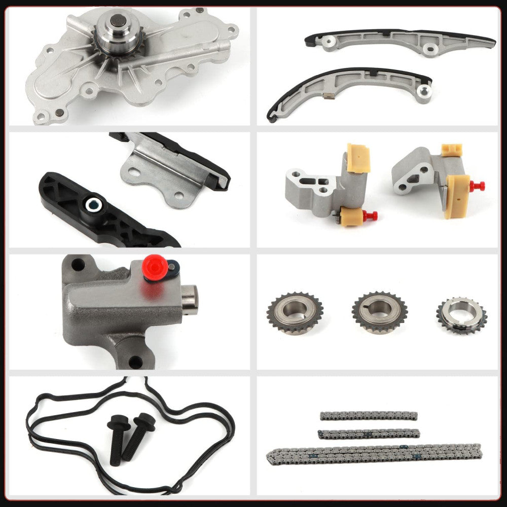 For 07-10 Edge Taurus for Lincoln Mkz 3.5L 3.7L V6 Timing Chain Kit Water Pump n