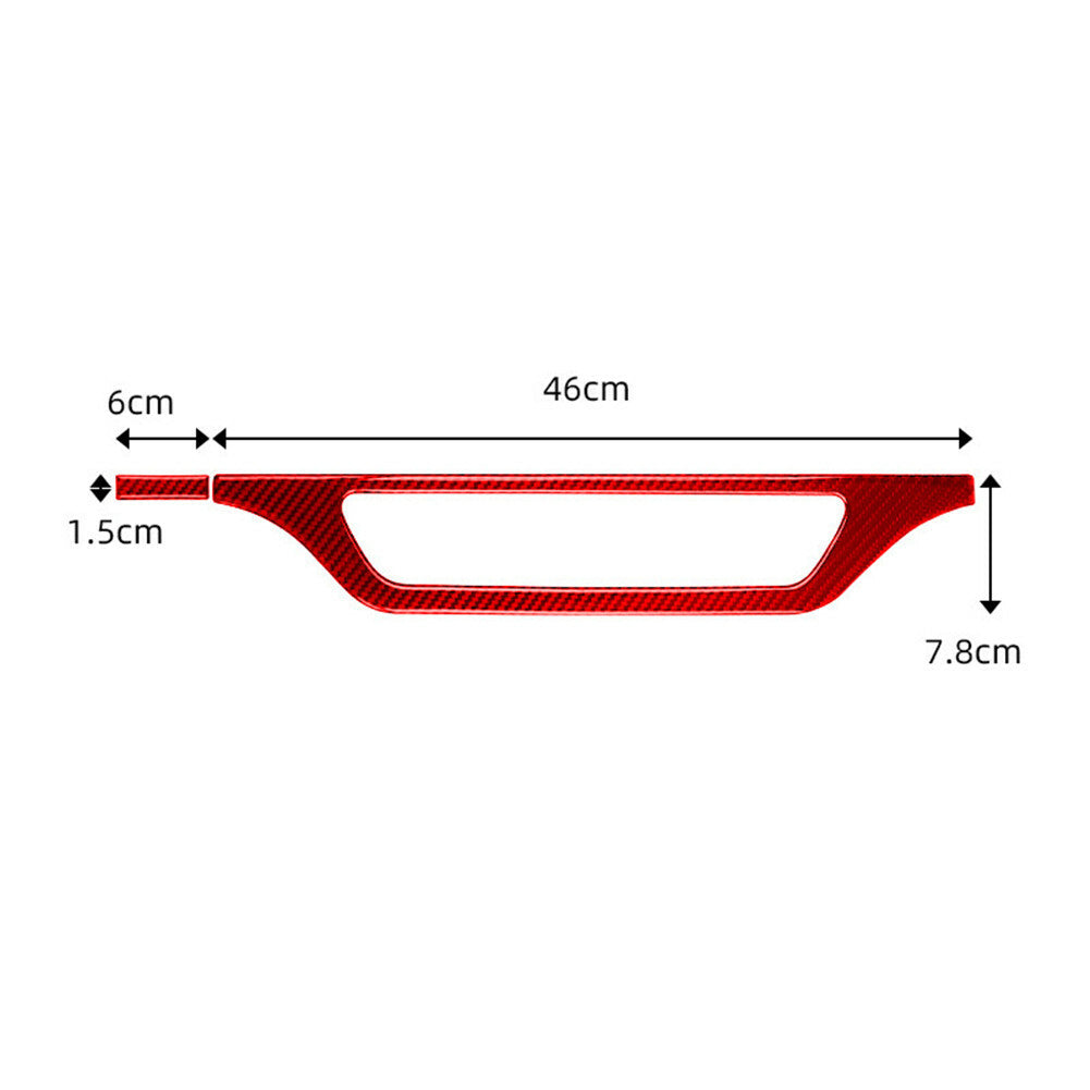 Carbon Fiber Radio Panel Cover Trim for Land Rover Discovery Sport 2015-2019 v