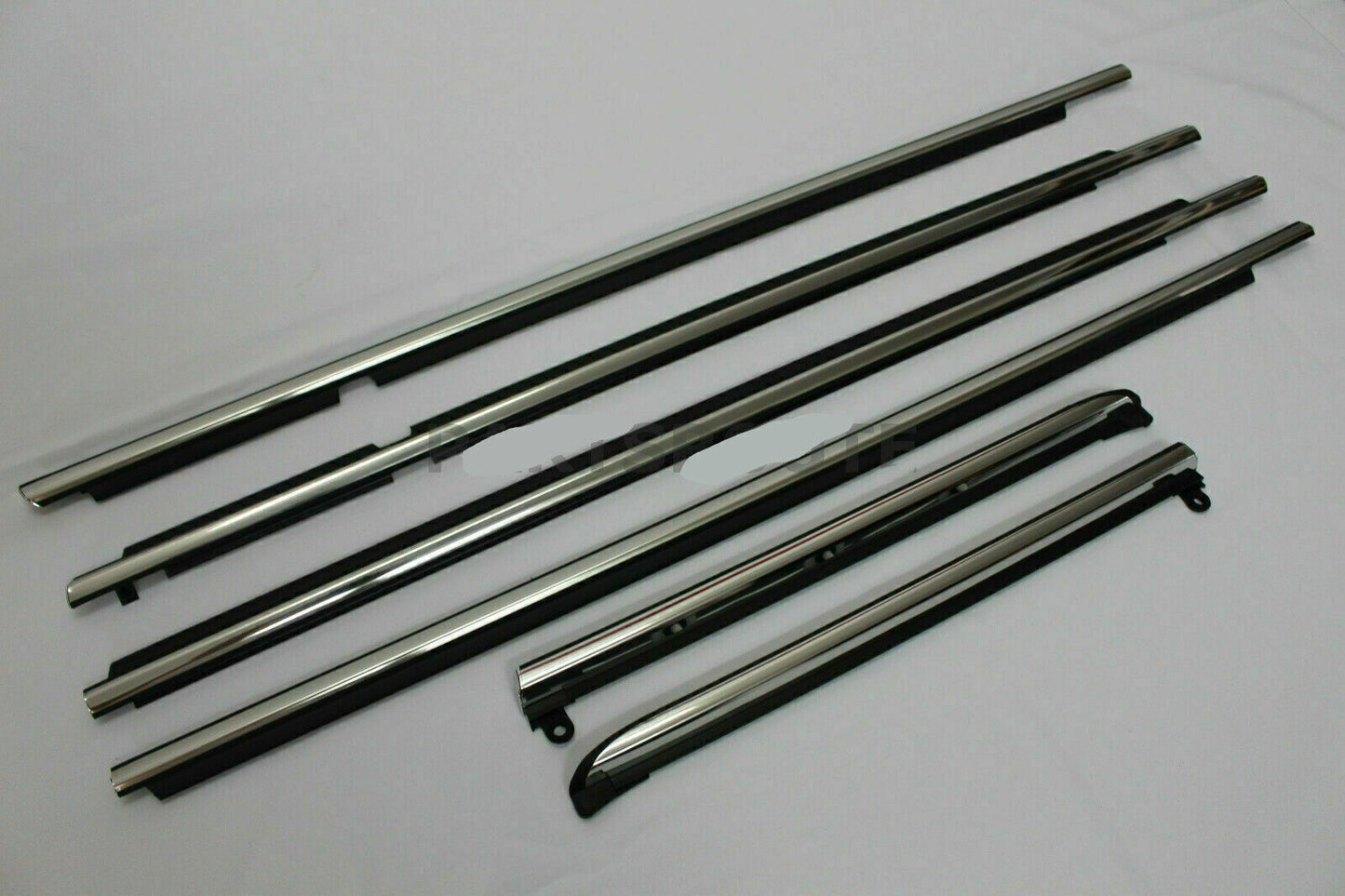 for Lexus GX470 Prado 03-09 QuarterDoor Belt Moulding Weatherstrip Set W/Chrome