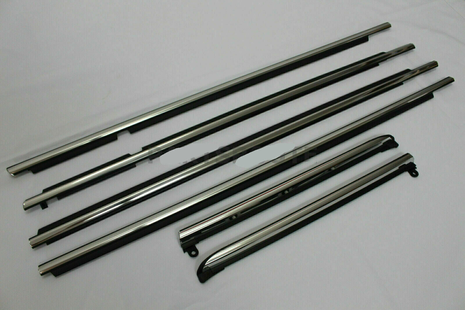 for Lexus GX470 Prado 03-09 QuarterDoor Belt Moulding Weatherstrip Set W/Chrome