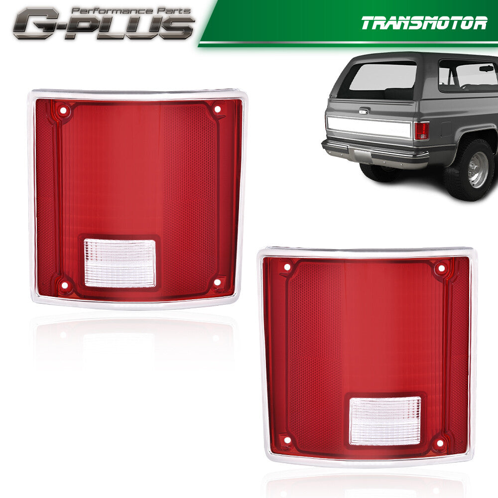Fits for C10 1975 - 1986 Tail Light Lens Driver and Passenger Side - v