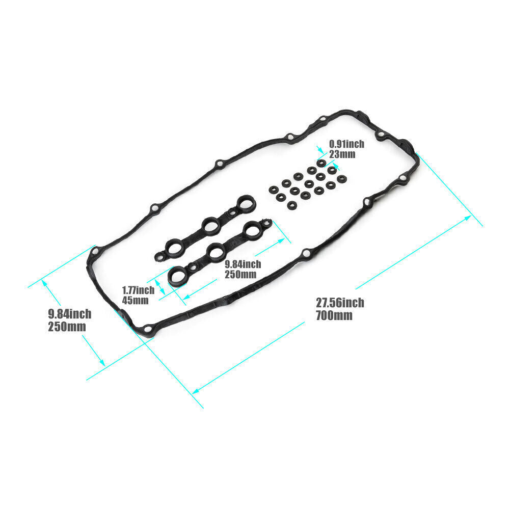 Suitable for 2002-2006 for BMW valve cover gasket kit seals E46 E53 E60 E83 E85 X3 Z4