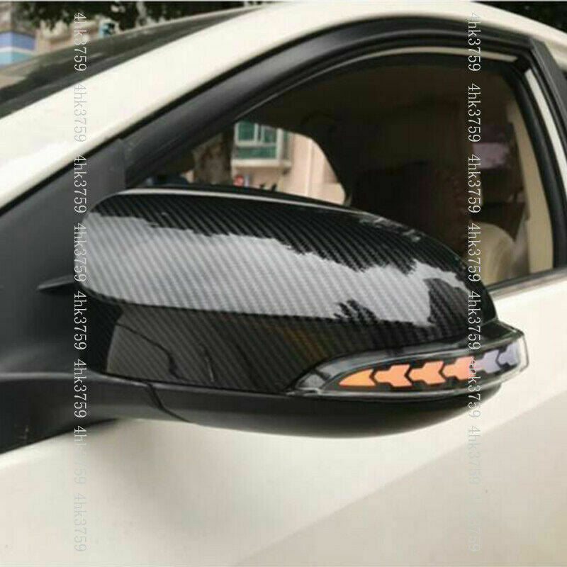 Carbon Fiber Rearview Side Mirror Cover Trim for Toyota for Corolla Sedan 2014-2018