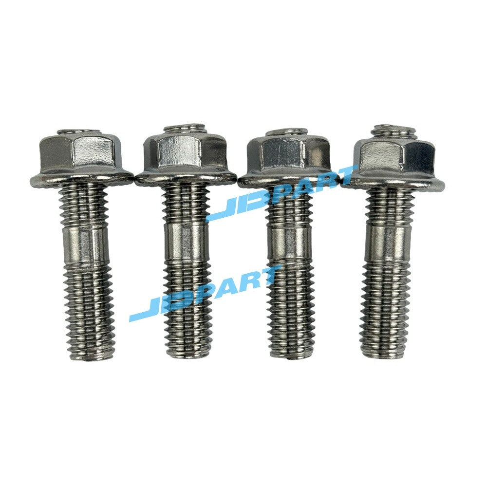 Replacement turbocharger exhaust pipe connecting bolts for 6D34 engine -