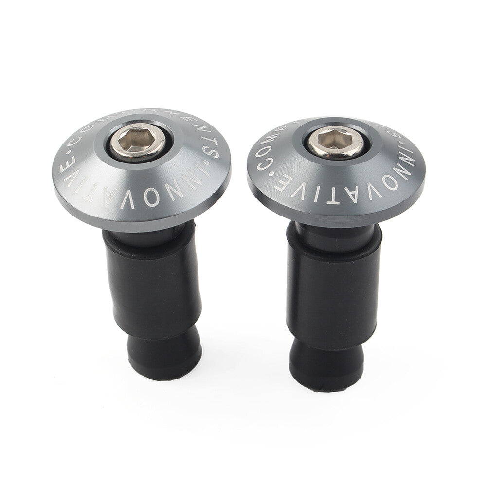 7/8'' Motorcycle Dirt Bike Handlebar Grips CNC Handle Bar End Cap Plugs Slider Q