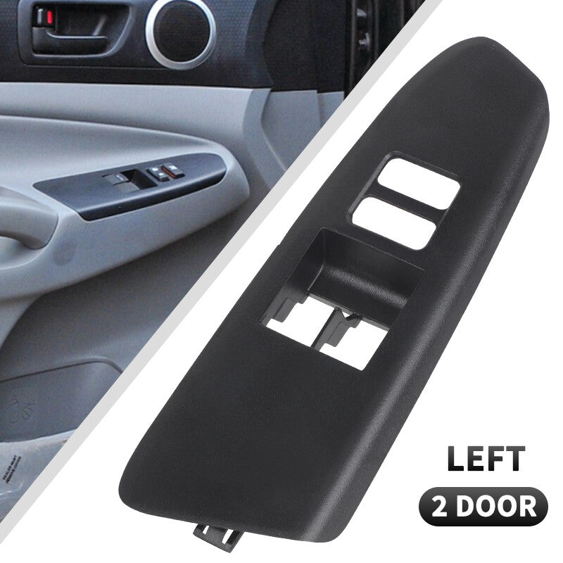 MASTER POWER WINDOW SWITCH BEZEL TRIM BLACK for Toyota Tacoma 2 Door 2012-2015